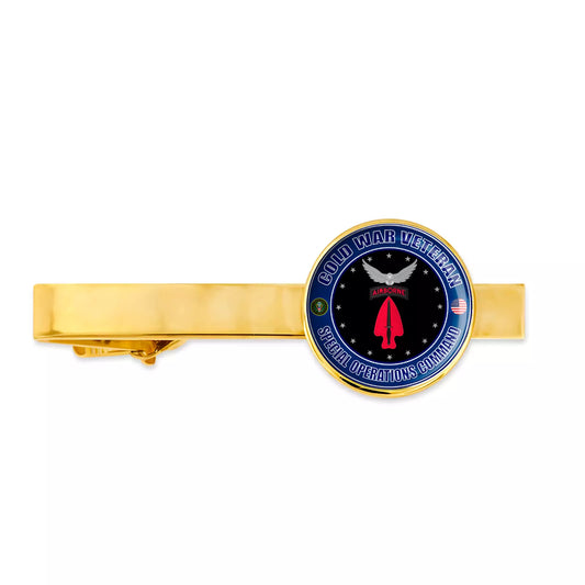 Us Army Cold War Veteran Special Operations Command Military Tie Clip Gift