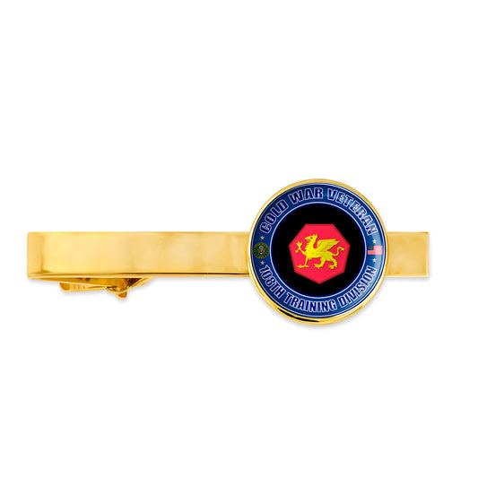 Us Army Cold War Veteran 108th Training Division Tie Clip Tie Bar Gift