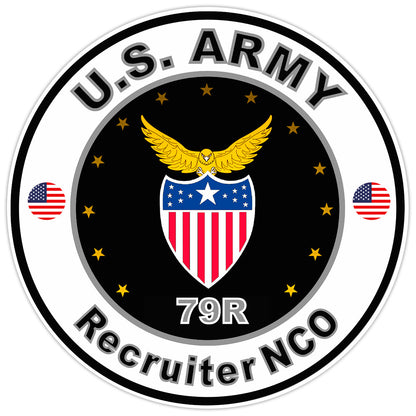 United States Army Recruiter NCO Bumper Sticker Military Vinyl Soldier Decal 5"