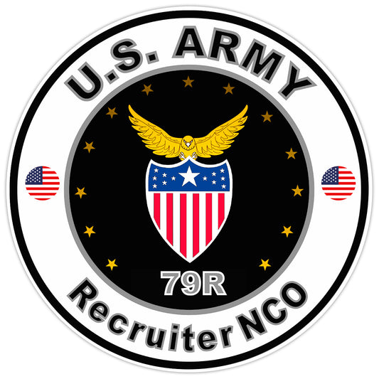 United States Army Recruiter NCO Bumper Sticker Military Vinyl Soldier Decal 5"