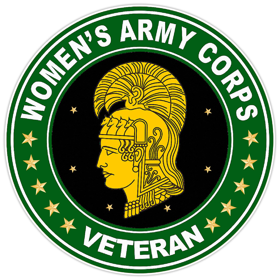 Women's Army Corps Veteran Bumper Sticker Vinyl Soldier Decal 5"