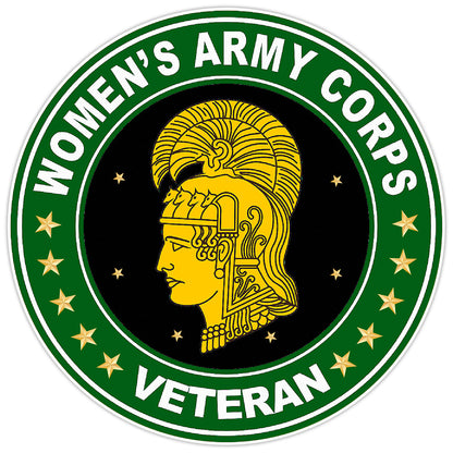 Women's Army Corps Veteran Bumper Sticker Vinyl Soldier Decal 5"