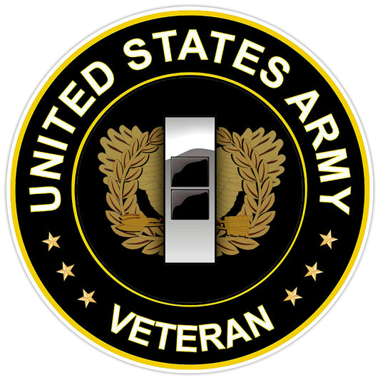 United States Army Veteran Bumper Sticker Military Vinyl Soldier Decal 5"