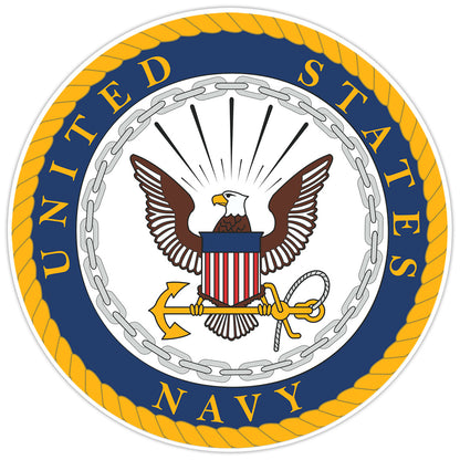 United States Navy Bumper Sticker Military Vinyl Soldier Decal 5"