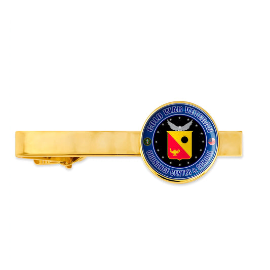Us Army Cold War Veteran Ordnance Center & School Tie Clip Tie Bar Gift