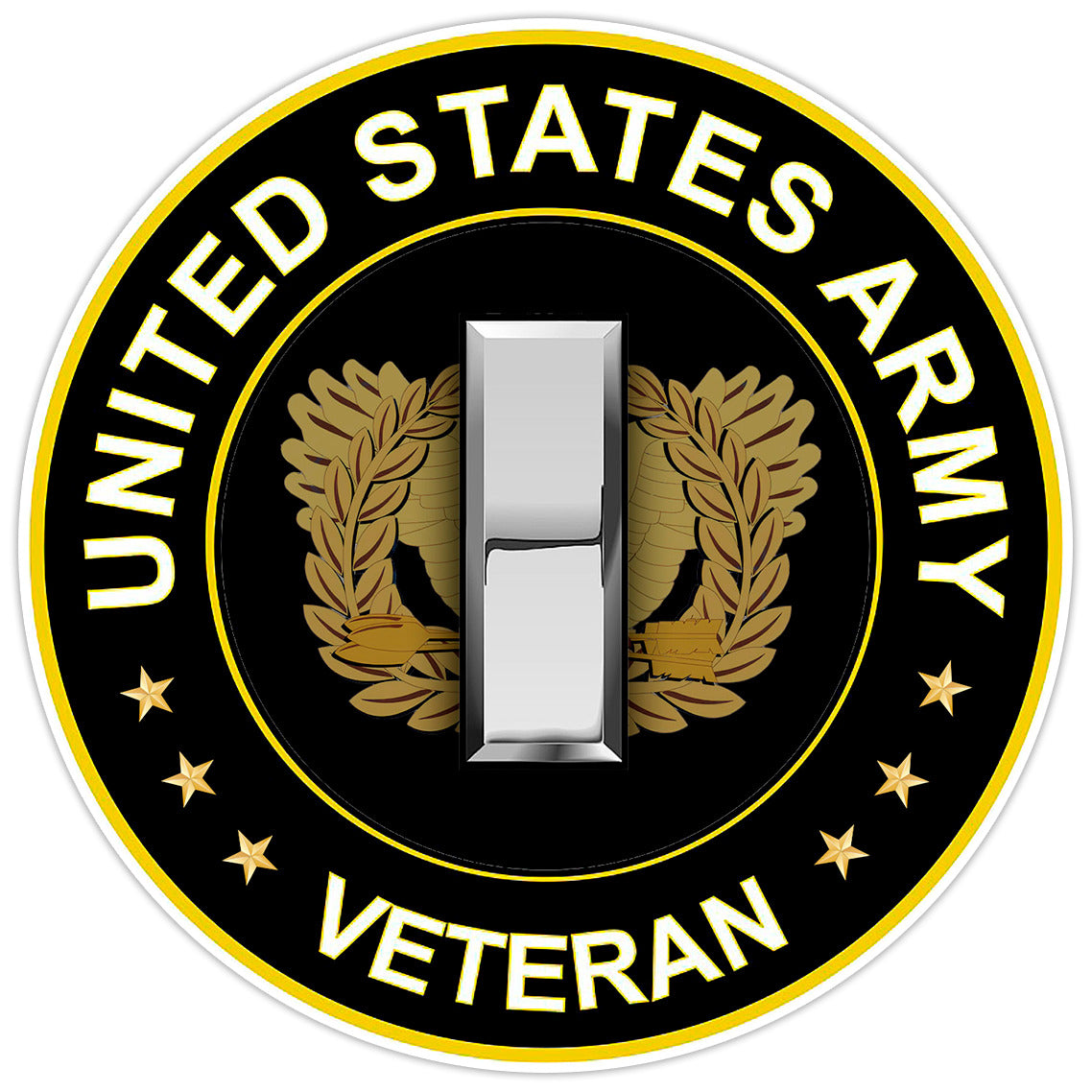 United States Army Veteran Bumper Sticker Military Vinyl Soldier Decal 5"