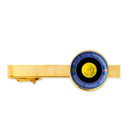 Us Army Cold War Veteran Command Sergeant Major Military Veteran Tie Clip Gift