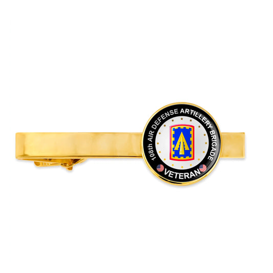 108th Air Defense Artillery Brigade Military Veteran Tie Clip Tie Bar Gift