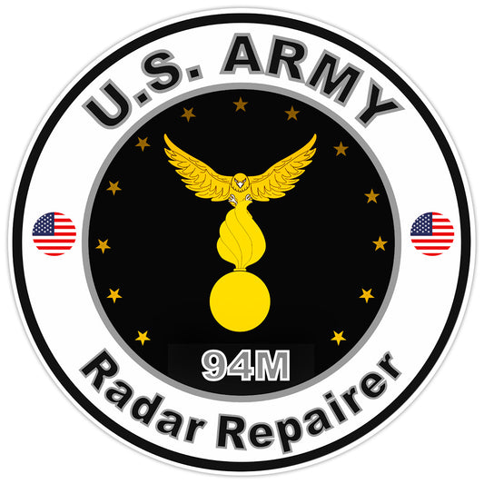 United States Army Radar Repairer Bumper Sticker Military Soldier Decal 5"