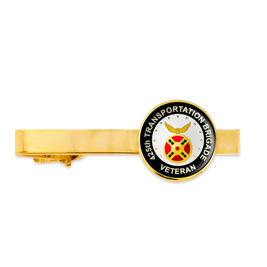 Us Army 425th Transportation Brigade Military Veteran Tie Clip Tie Bar Gift