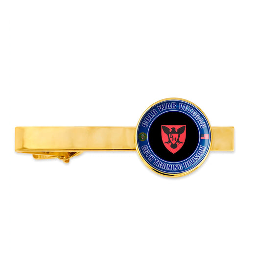 Us Army Cold War Veteran 86th Training Division Military Veteran Tie Clip Gift