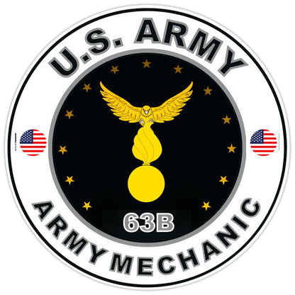 United States Army Army Mechanic Bumper Sticker Military Soldier Decal 5"