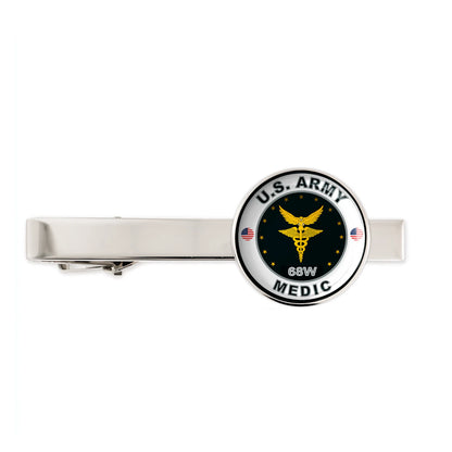 Us Army Medic 64W Military Veteran Tie Clip Tie Bar Gift