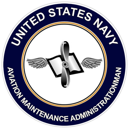 US Navy Aviation Maintenance Administrationman Bumper Sticker Military Decal 5"