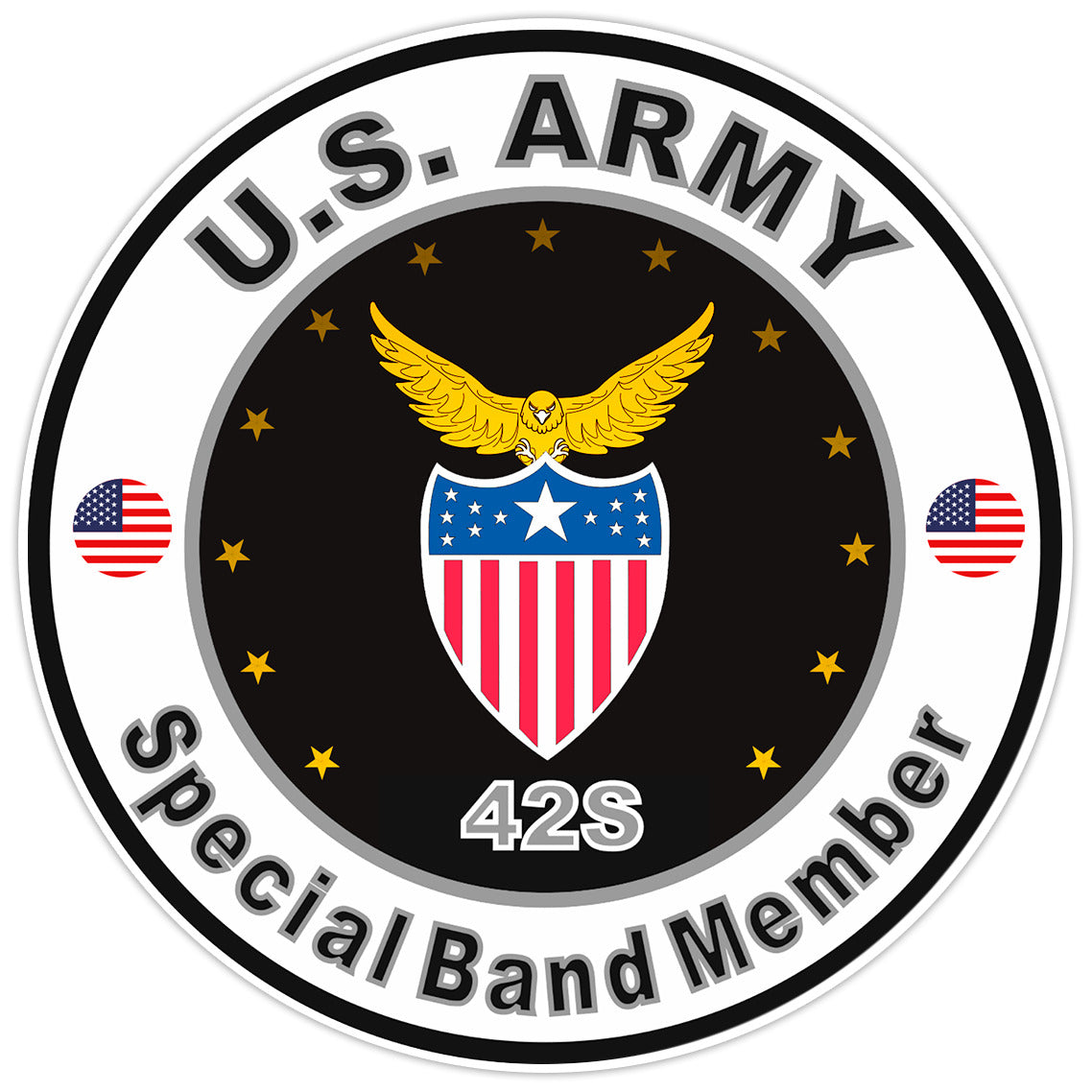United States Army Special Band Member Bumper Sticker Military Soldier Decal 5"