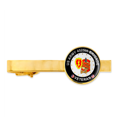 Us Army 4525th Brigade Military Veteran Tie Clip Tie Bar Gift