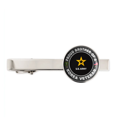 Us Army Proud Brother Of A Korea Veteran Tie Clip Tie Bar Gift