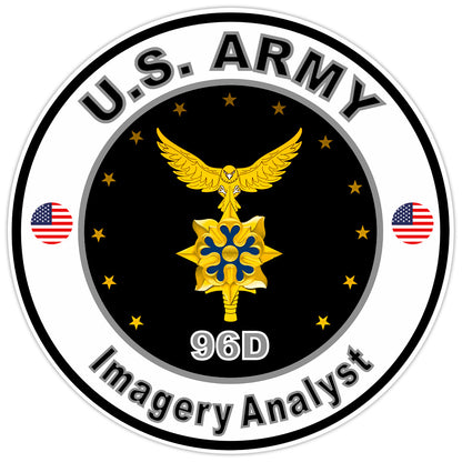 United States Army Imagery Analyst Bumper Sticker Military Soldier Decal 5"