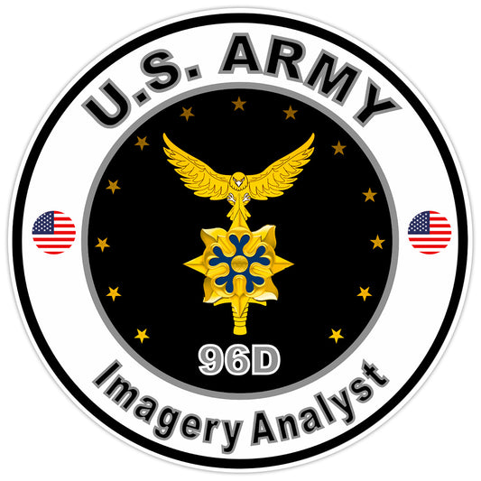 United States Army Imagery Analyst Bumper Sticker Military Soldier Decal 5"