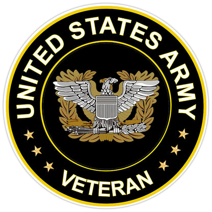 United States Army Veteran Bumper Sticker Military Vinyl Soldier Decal 5"