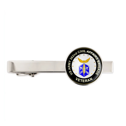 Us Army 362nd Civil Affairs Brigade Military Veteran Tie Clip Tie Bar Gift