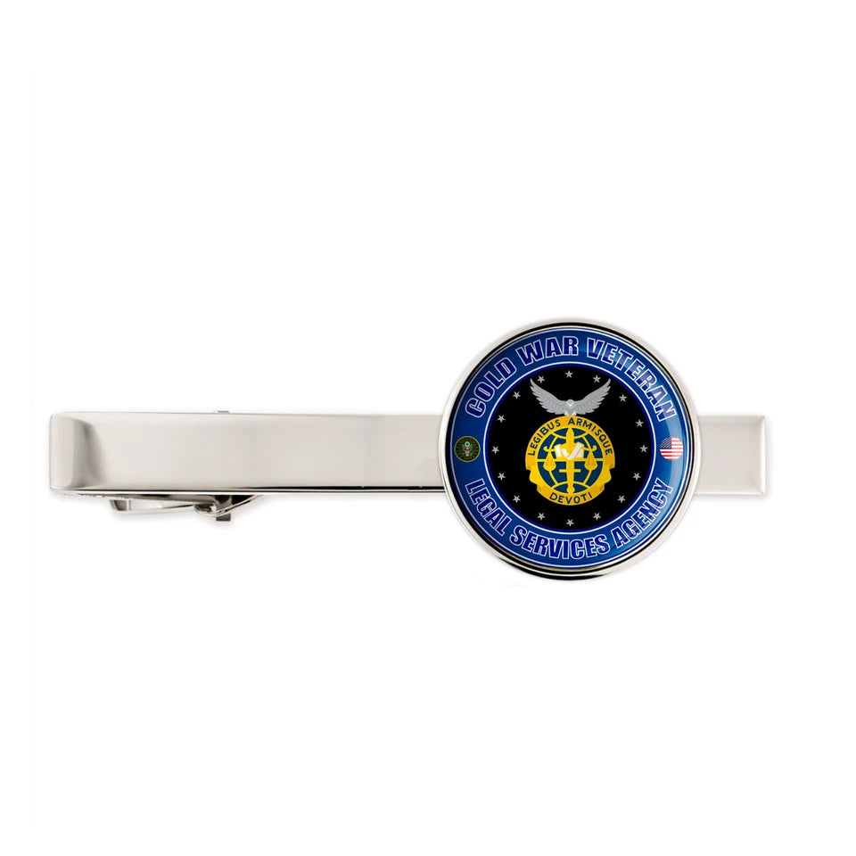 Us Army Cold War Veteran Legal Services Agency Tie Clip Tie Bar Gift