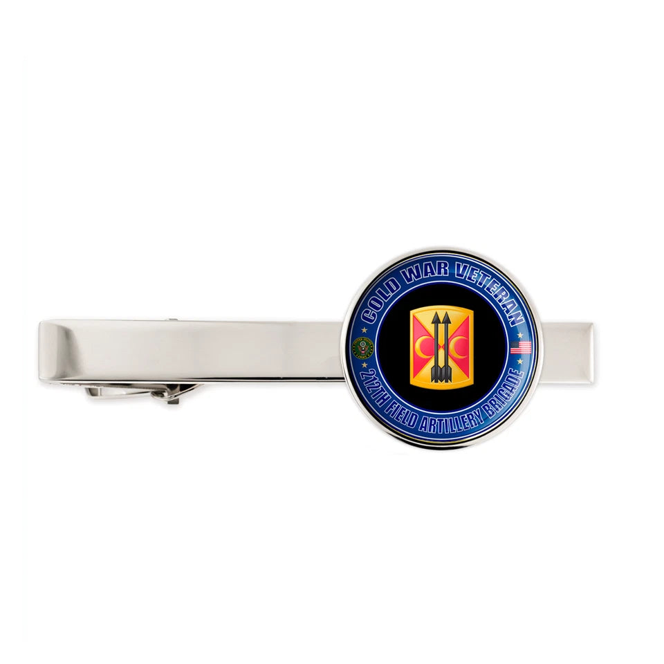 Us Army Cold War Veteran 212th Field Artillery Brigade Tie Clip Tie Bar Gift