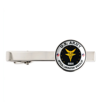 Us Army Optical Laboratory Specialist 68H Military Veteran Tie Clip Tie Bar Gift