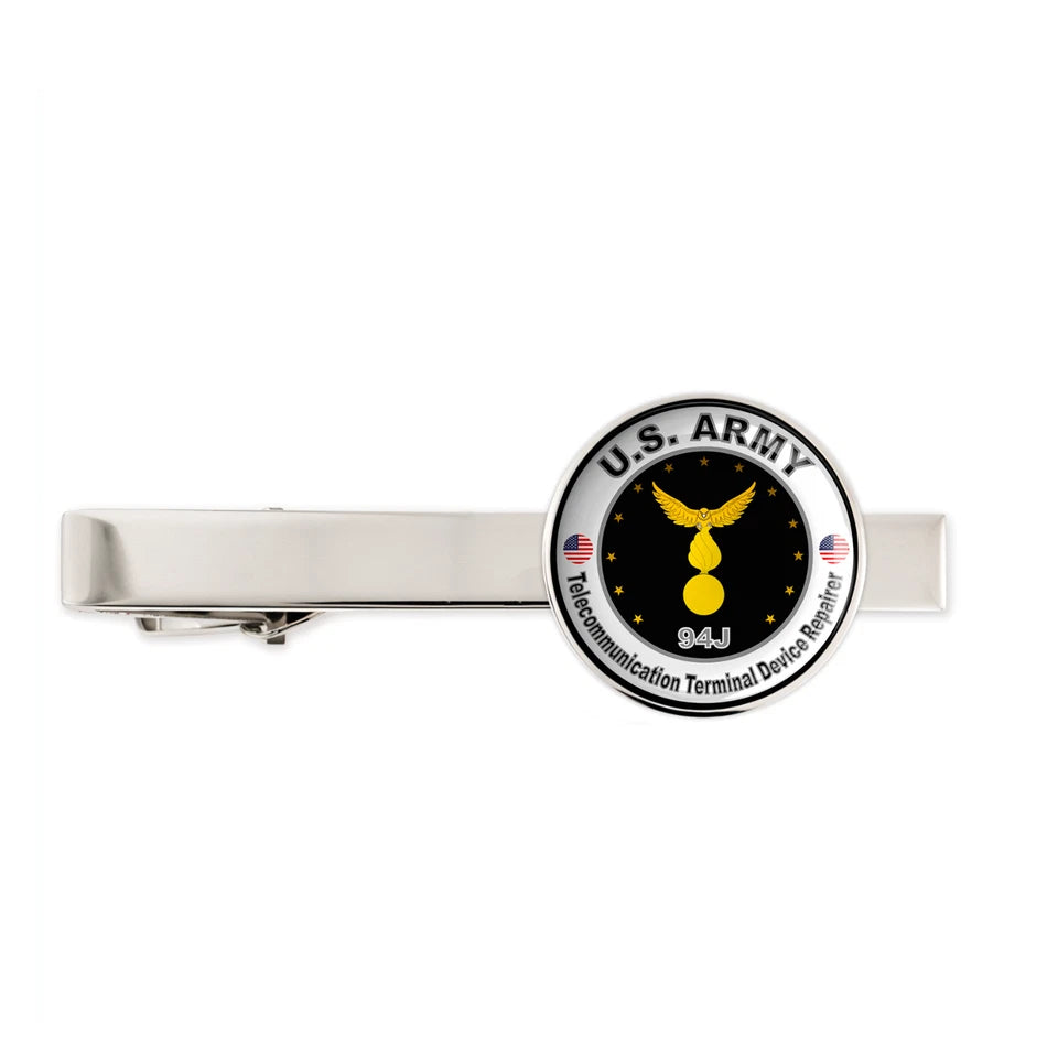 Us Army Telecommunication Terminal Device Repairer Military Veteran Tie Bar Gift