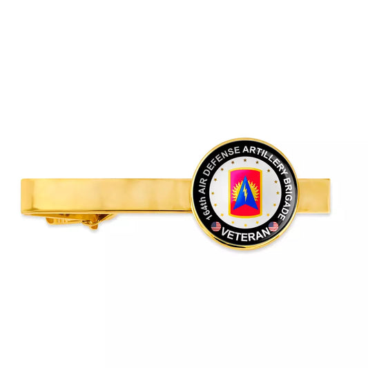 164th Air Defense Artillery Brigade Military Veteran Tie Clip Tie Bar Gift