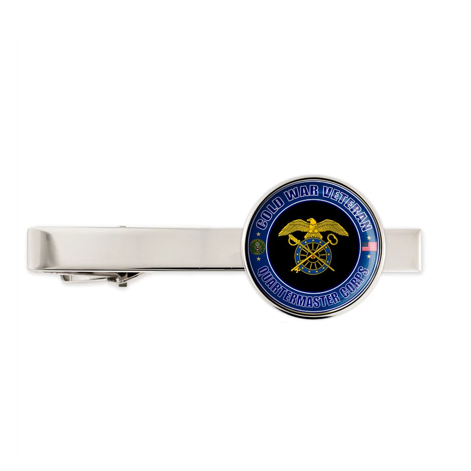 Us Army Cold War Veteran Quarter Master Corps Military Veteran Tie Clip Gift