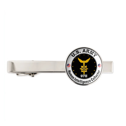 Us Army Human Intelligence Collector 97E Military Veteran Tie Clip Tie Bar Gift