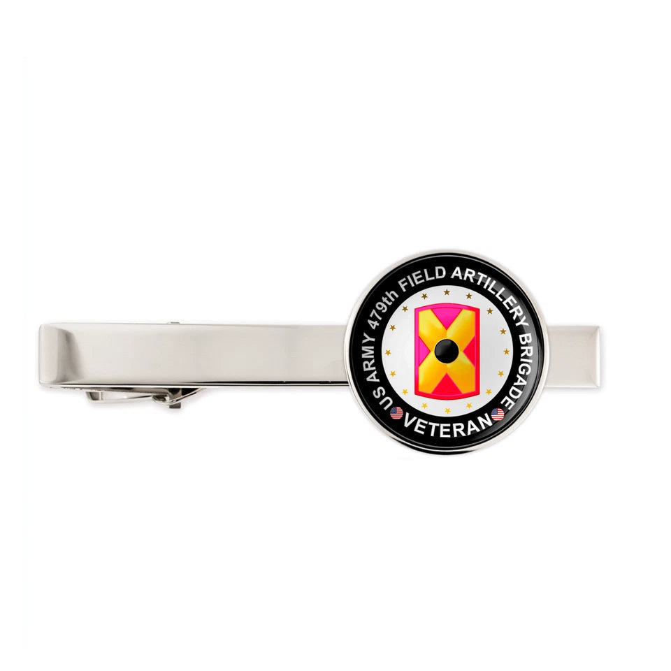 Us Army 479th Field Artillery Brigade Military Veteran Tie Clip Tie Bar Gift
