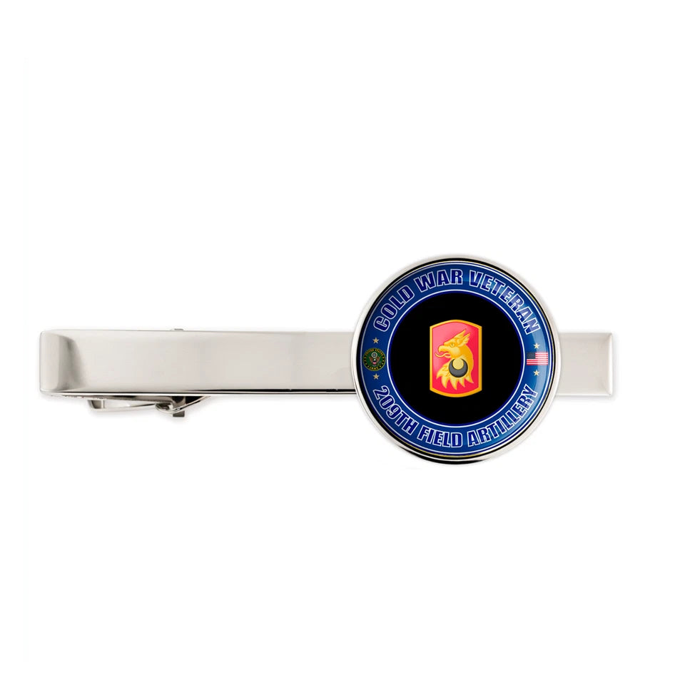 Us Army Cold War Veteran 209th Field Artillery Military Veteran Tie Clip Gift