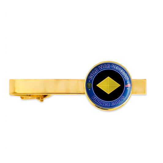Us Army Cold War Veteran Finance Corps Military Veteran Tie Clip Tie Bar Gift