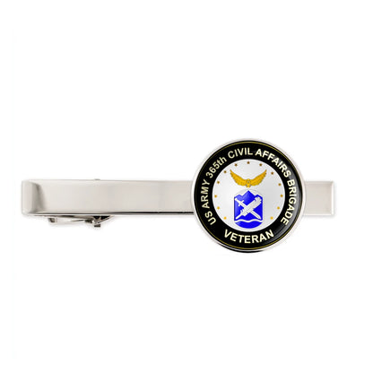 Us Army 365th Civil Affairs Brigade Military Veteran Tie Clip Tie Bar Gift