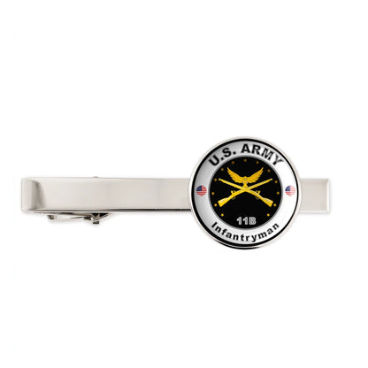 Us Army Infantryman 11B Military Veteran Tie Clip Tie Bar Gift