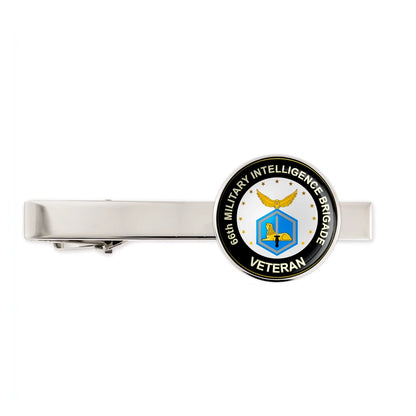 Us Army 66th Military Intelligence Brigade Military Veteran Tie Clip Tie Bar Gif