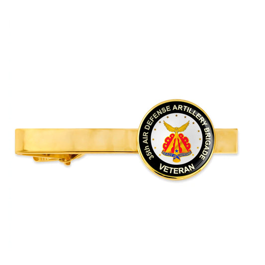 Us Army 35th Air Defense Artillery Brigade Military Veteran Tie Clip Tie Bar Gif