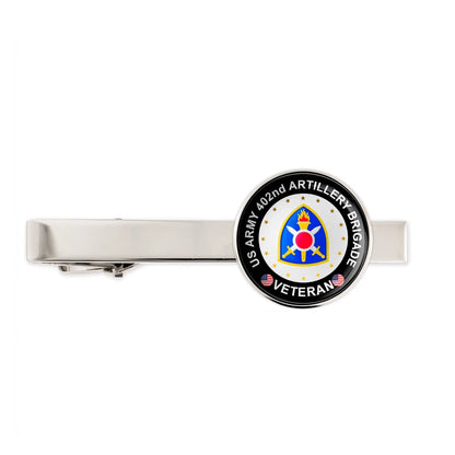Us Army 402nd Artillery Brigade Military Veteran Tie Clip Tie Bar Gift