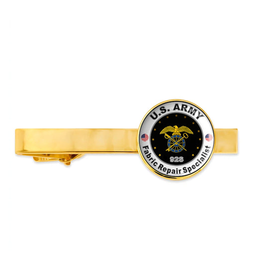 US Army Fabric Repair Specialist 92S Military Veteran Tie Clip Tie Bar Gift