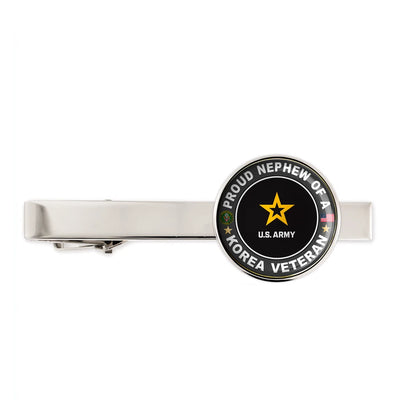 Us Army Proud Nephew Of A Korea Veteran Tie Clip Tie Bar Gift
